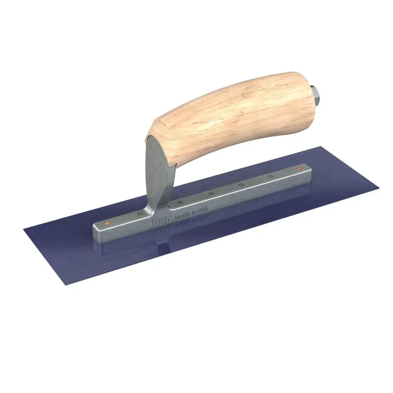 Bon Steel City 66-173 Blue Steel Finishing Trowel Square End 10.5 X 3