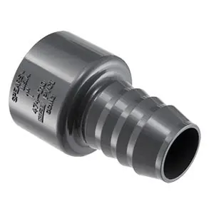 Spears 474-010G 1 PVC Adapter Insert x Socket SCH40 Gray