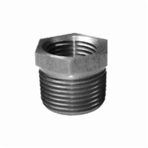 Billco AG.075X050 Hex Head Bushing, Steel, 1/2 x 3/4 in, MNPT x FNPT, Galvanized