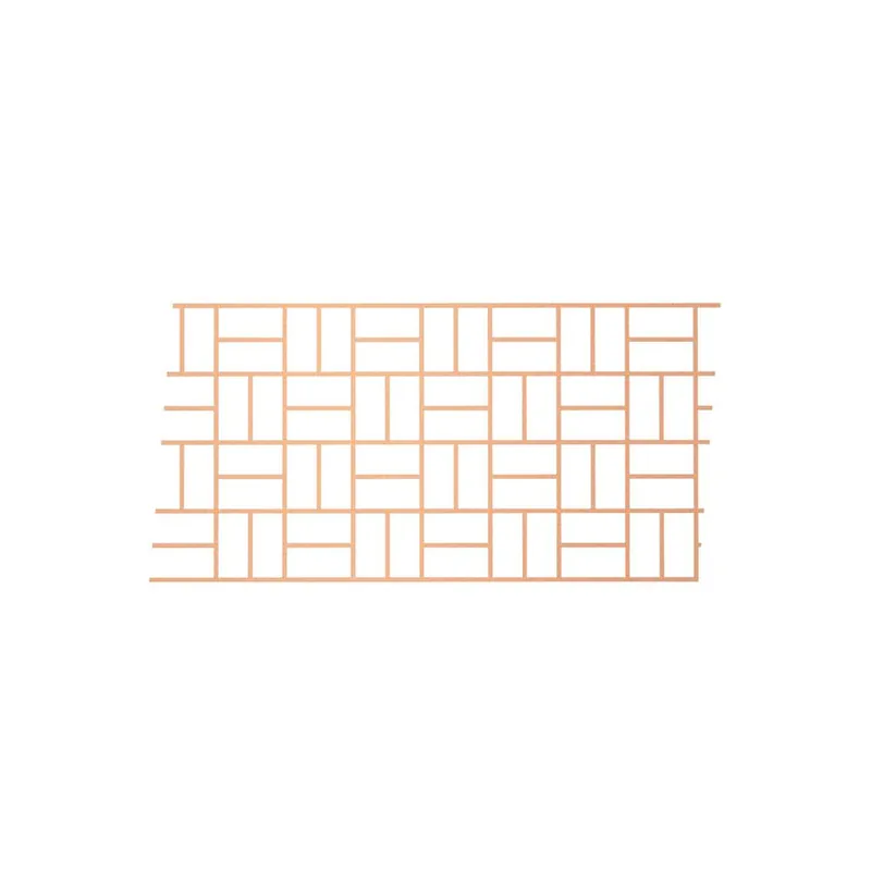 BonWay 32-241 Paper Stencil - Basket Weave - 33 x 365'