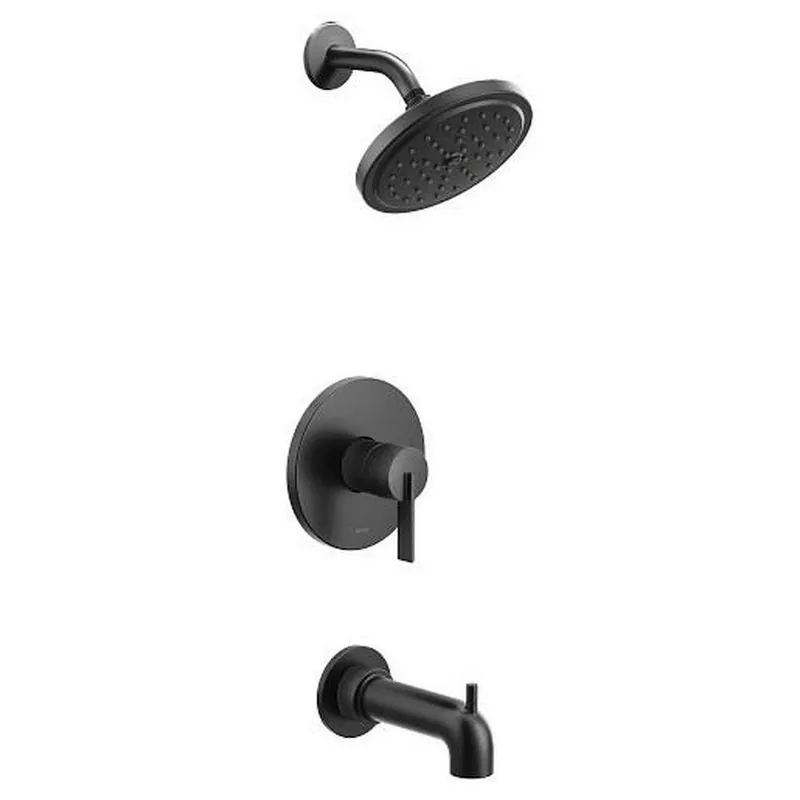 Moen UT2263EPBL Cia One Handle Single Function Bathtub & Shower Faucet in Matte Black Trim Only