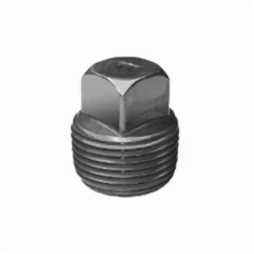 Billco EB.025 Square Head Pipe Plug, Carbon Steel, 1/4 in Nominal, FNPT End Style