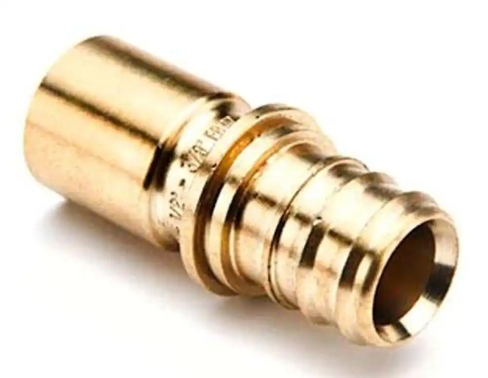 REHAU 317187-001 3/4 in. Brass PEX Everloc+ x Female Sweat Adapter