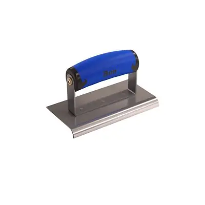 Bon 62-843 Stainless Steel Sidewalk Edger 6 x 3 - 3/8 Radius 1/2 Depth