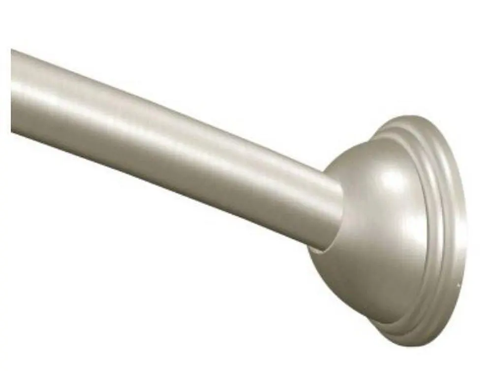 Moen CSR2165BN 60 in. Fixed Curved Shower Rod in Brushed Nickel