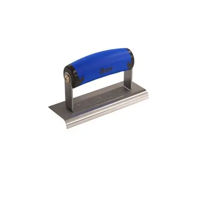 Bon 62-435 Stainless Steel Sidewalk Edger 6 x 2 3/8 Radius 1/2 Depth