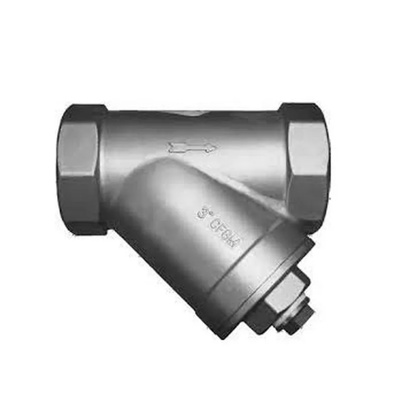 Titan Flow Control YS80TS0050 YS 80T-SS 1/2 in. Threaded Mesh Wye Strainer