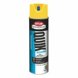 Krylon A03801004 Quik-Mark Water-Based Inverted Marking Paint 12 oz Utility Yellow