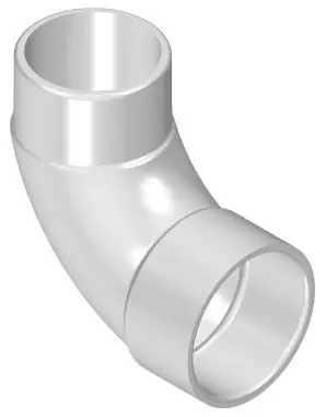 Spears 409-030 Street 90 Deg Elbow Spigot x Socket, SCH 40