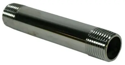 Jones Stephens N16300 CBN12X3 1/2X3 Chrome Plated Red Nipple