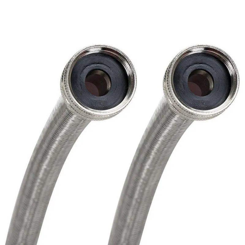 Fluidmaster B9WM72HE 72 in. Braided Washing Machine Connection Hose with 3/4 in. Fitting