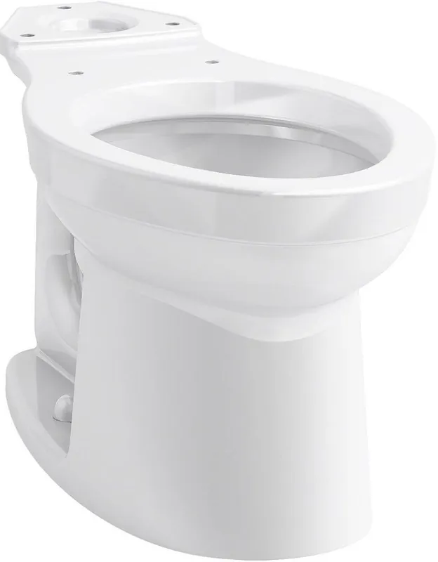 KOHLER 25086-0 Kingston 1.28 gpf Elongated Floor Mount Toilet Bowl in White