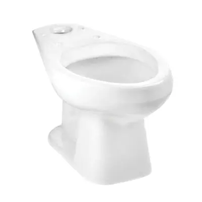 Mansfield 135WH Mansfield 135WH Alto 135 Vitreous China Floor Mount Elongated Toilet Bowl 1.6 gpf
