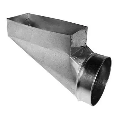 Gray Metal 10X4X6-112R End Register Boot 10 x 4 x 6