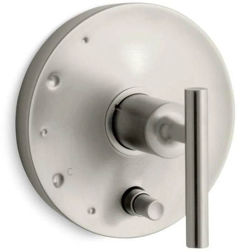 Kohler T14501-4-BN Purist Single Handle Pressure Balancing Valve Trim in Vibrant Brushed Nickel