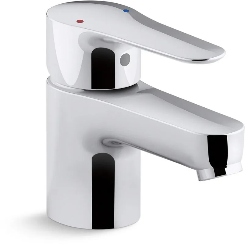 Kohler P97282-4-CP July Single Handle Monoblock Bathroom Sink Faucet in Polished Chrome