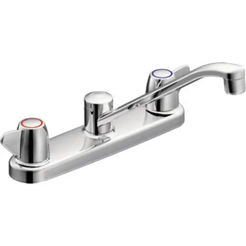 Moen CA40611 Cornerstone Two-Handle Kitchen Faucet Chrome
