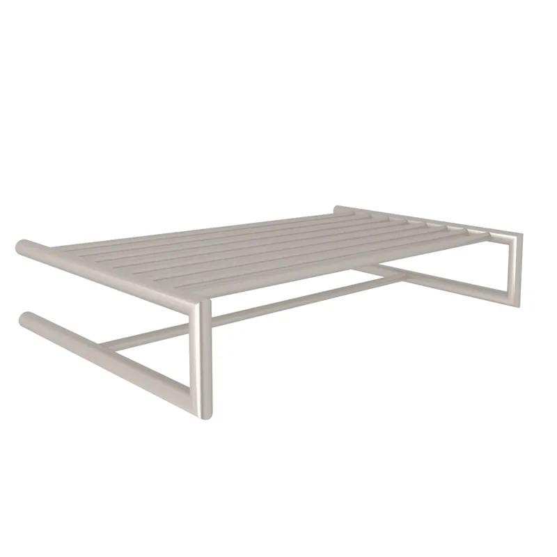 Rohl SY300-STN Lombardia® 24 Wall Mount Towel Shelf in Satin Nickel