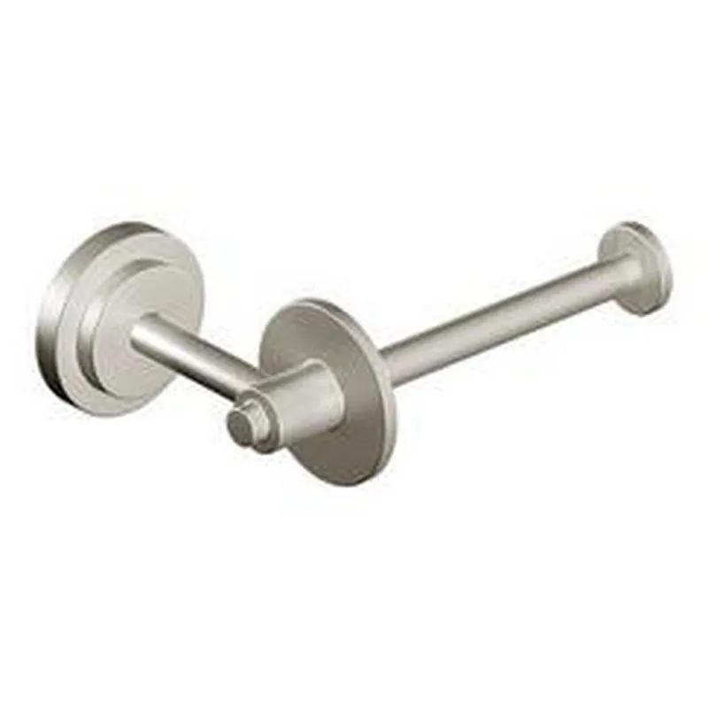 Moen DN0709BN Iso Wall Mount Toilet Tissue Holder in Brushed Nickel