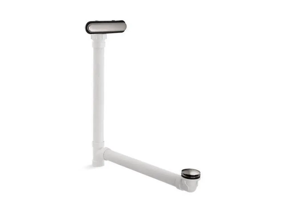 KOHLER 7272-TT ClearFlo Plastic Toe-Tap Drain in Vibrant Titanium