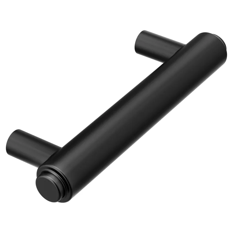 Moen DN0707BL Moen Iso 3 in. Matte Black Drawer Center-to-Center Pull