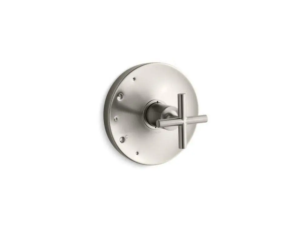 Kohler TS14423-3-BN Purist Single Handle Pressure Balancing Valve Trim in Vibrant Brushed Nickel