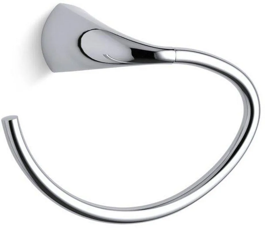 Kohler 37057-CP Alteo Round Open Towel Ring in Polished Chrome