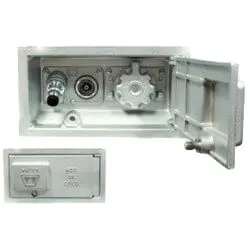Woodford HCB67-8 Model HCB67 8 3/4 FPT Inlet Freezeless Backflow Preventer Hot & Cold Mixer Box Wall Hydrant