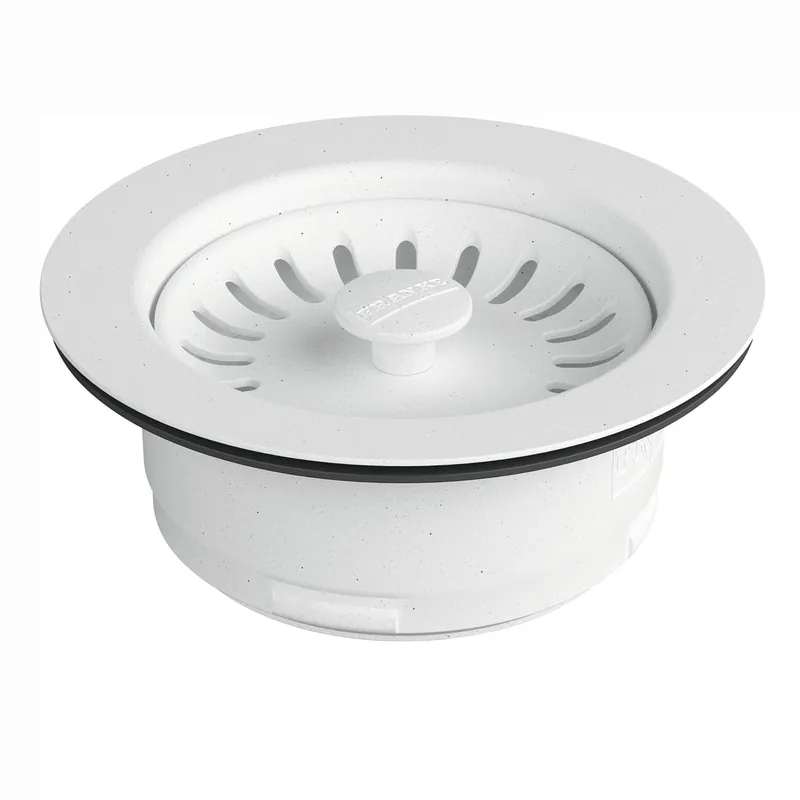 Franke WD-900-PWT Replacement Waste Disposer Flange for Kitchen Sink in Polar White