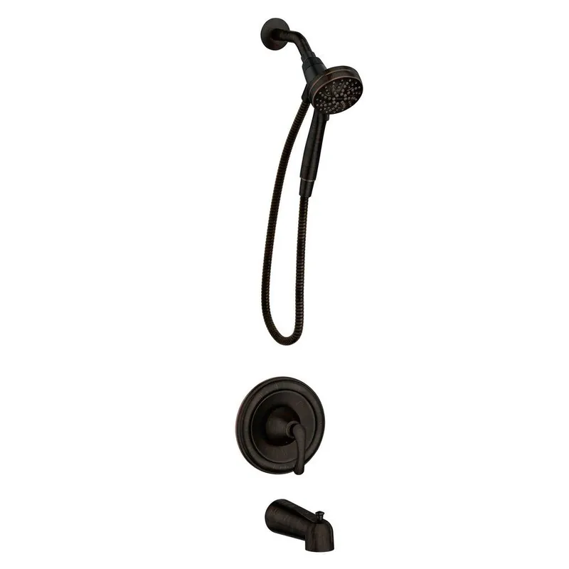 Moen 82879BRB Tiffin Single Handle Multi Function Bathtub & Shower Faucet in Mediterranean Bronze Trim Only