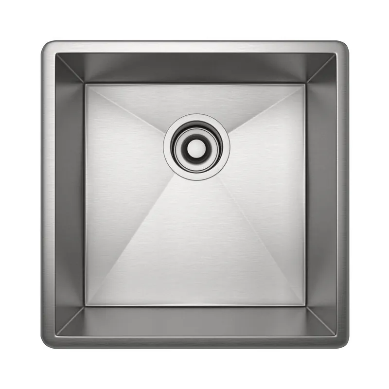 Rohl RSS1515SB Forze 16-15/32 x 16-15/32 in. Undermount Stainless Steel Bar Sink