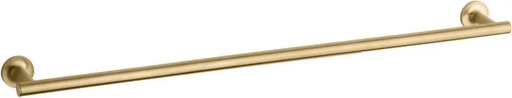 KOHLER 14437-2MB Purist 30 in. Towel Bar in Vibrant Brushed Moderne Brass