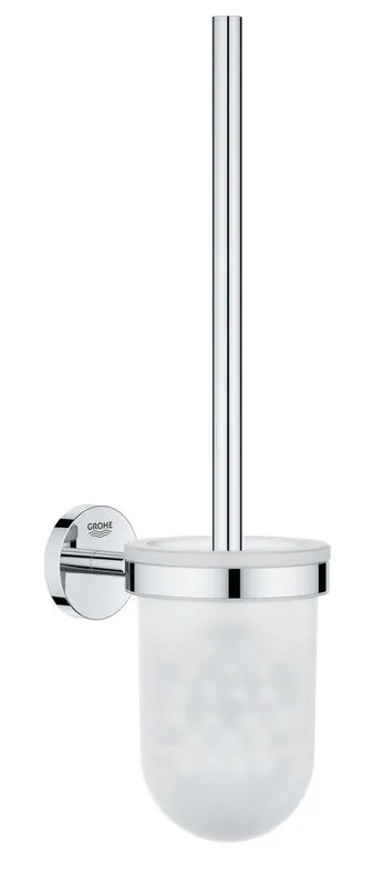 GROHE 40463001 BauCosmopolitan Toilet Brush Set in Starlight Chrome