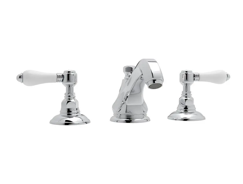 Rohl A1908LMAPC-2 Palladian Two Handle Widespread Bathroom Sink Faucet in Polished Chrome