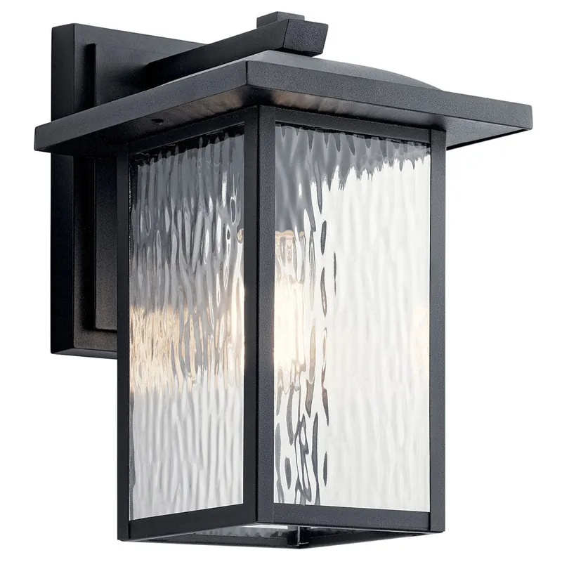 Kichler 49925BKT Capanna 1 Light Outdoor Wall Light 13.25in