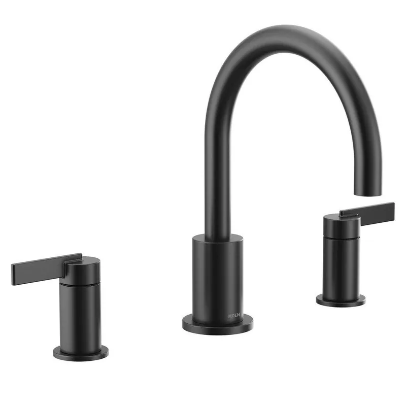 Moen T6223BL Cia Two Handle Roman Tub Faucet in Matte Black (Trim Only)