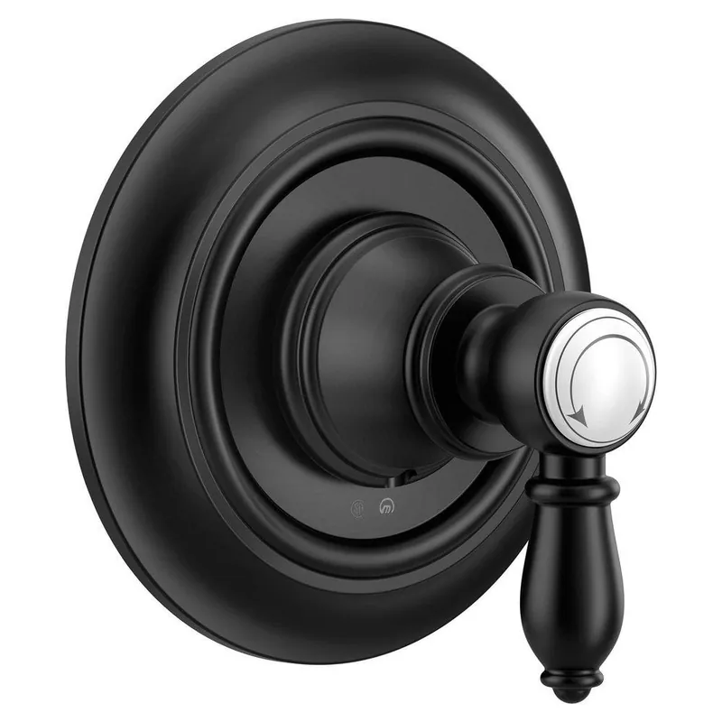 Moen UTS32205BL Weymouth Single Handle Diverter Valve Trim in Matte Black