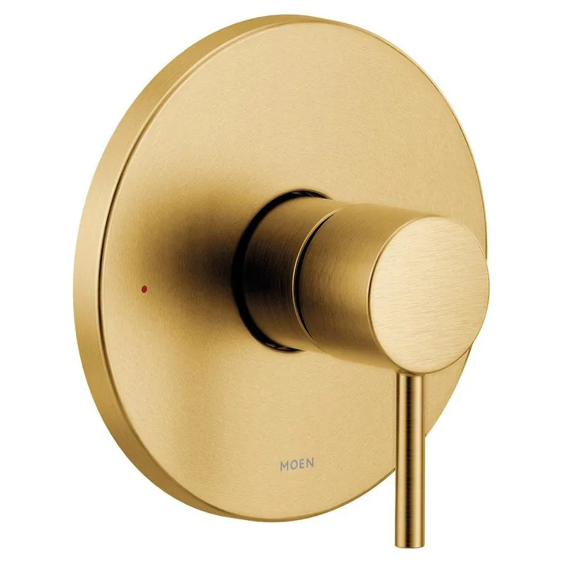 Moen UT3291BG Single Handle Pressure Balancing Valve Trim in Brushed Gold