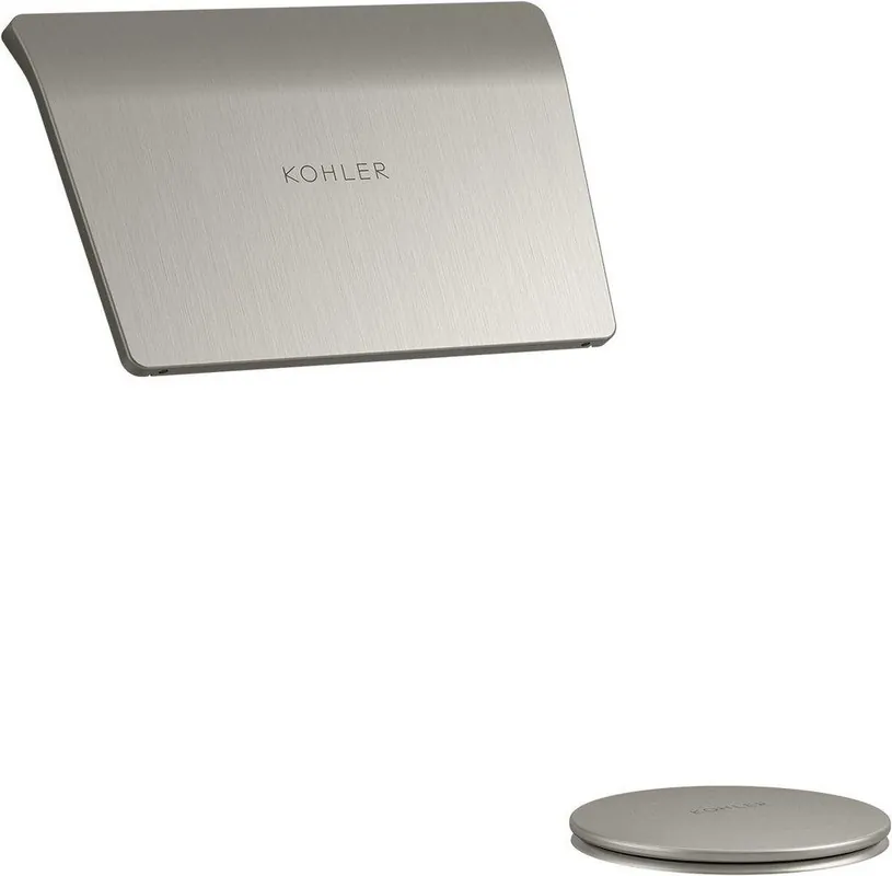 KOHLER 23857-BN Tea-for-Two Bath Drain Trim in Vibrant Brushed Nickel