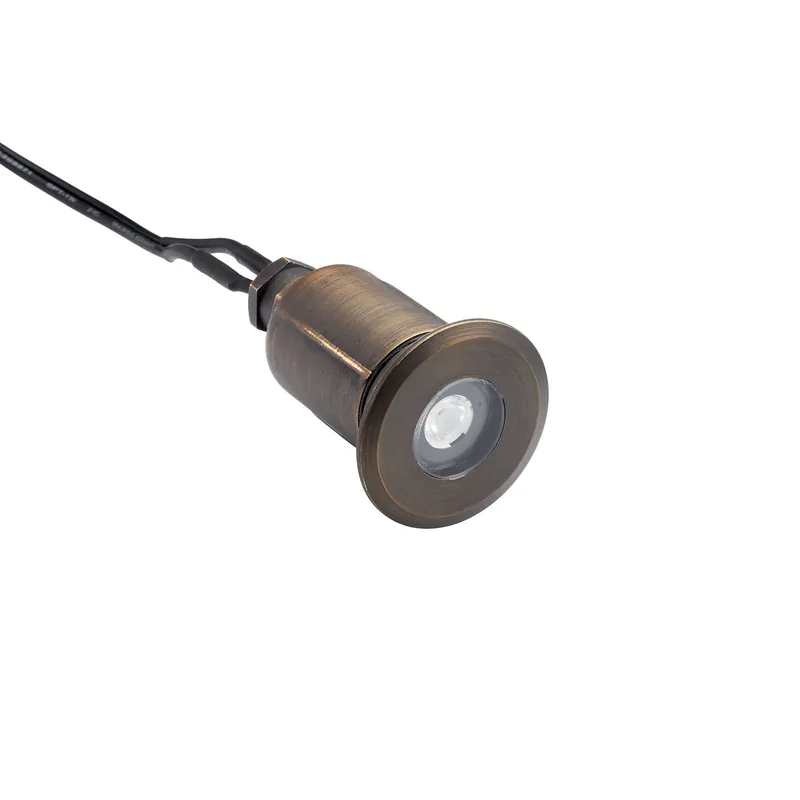 Kichler 15490CBR 12V MR-8 Brass Recessed Basic Trim in Centennial Brass