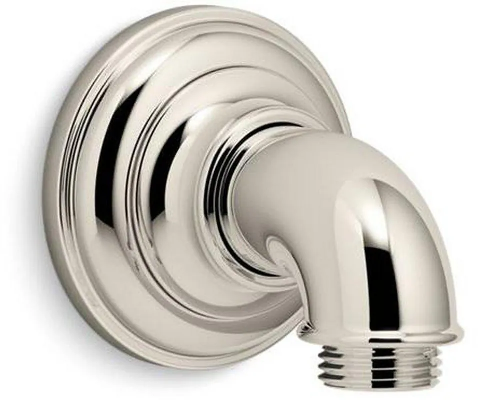 Kohler 72796-SN Artifacts Supply Elbow in Vibrant Polished Nickel