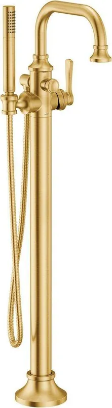 Moen S44507BG Colinet Single Handle Lever Floor Mount Filler in Brushed Gold (Trim Only)