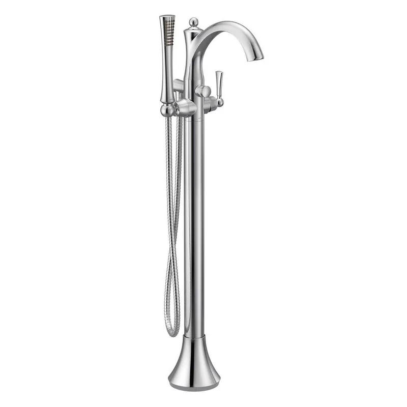 Moen 655 Wynford Single Handle Lever Floor Mount Filler in Chrome