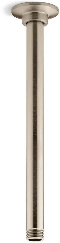 Kohler 7392-BV 12 in. Ceiling Mount Shower Arm and Flange in Vibrant Brushed Bronze