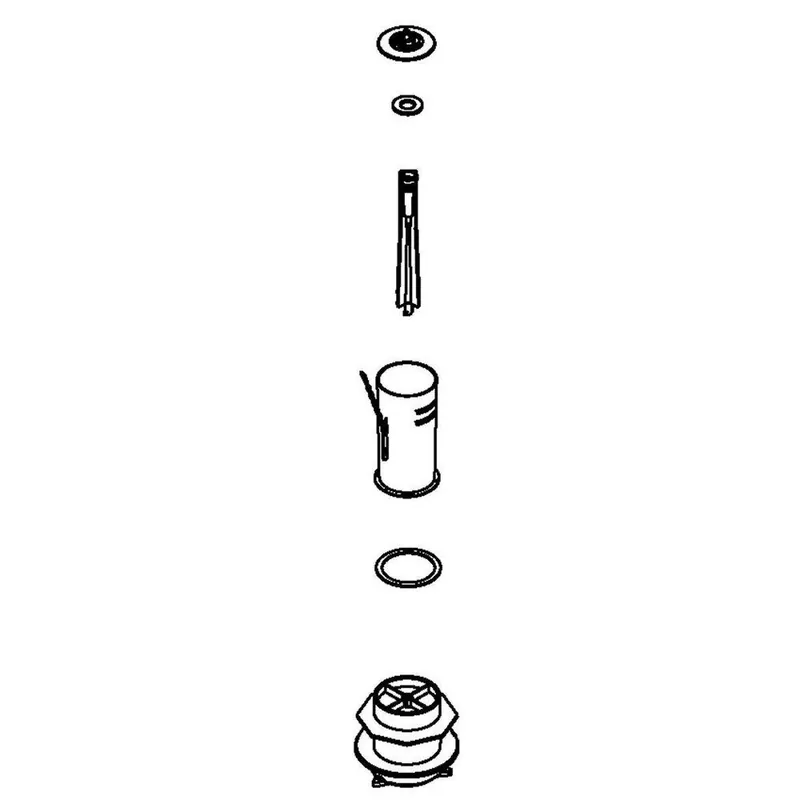 Kohler 1218038 Valve Assembly Kit for Kohler K-3946-0 Comfort Height 1-Piece Elongated 1.28 gpf Toilet