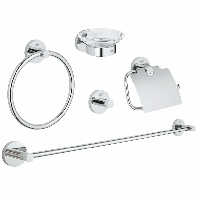 Grohe 40344001 5-in-1 Accessory Set in GROHE CHROME