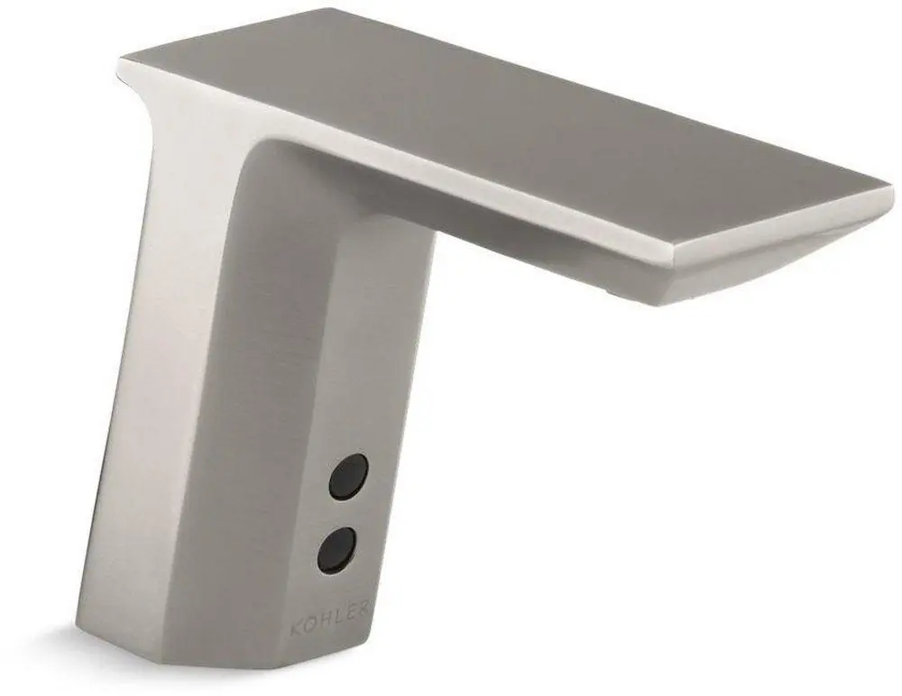 KOHLER 13466-VS Geometric Sensor Bathroom Sink Faucet in Vibrant Stainless