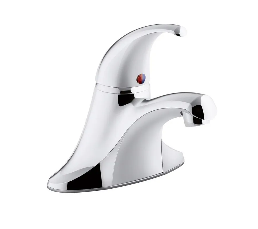 Kohler 15182-4RA-CP Coralais Single Handle Centerset Bathroom Sink Faucet