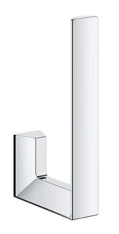 GROHE 40784000 Selection Cube Wall Mount Toilet Tissue Holder in Starlight Chrome