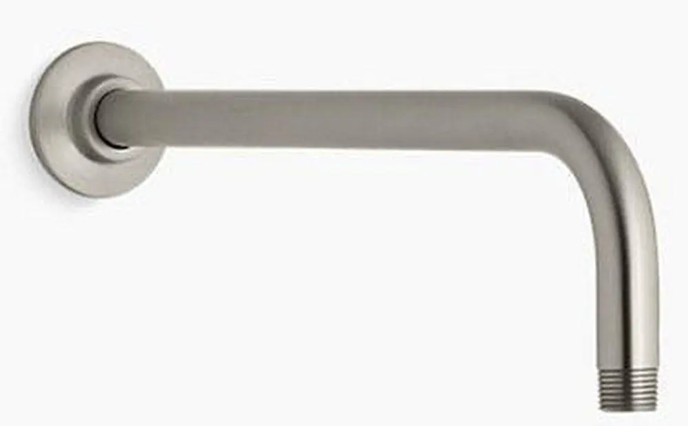 Kohler 10124-BN 14 in. Shower Arm and Flange in Vibrant Brushed Nickel